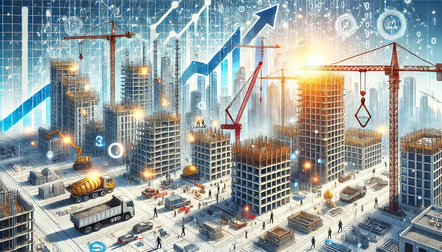 Crece en Febrero el número de empresas de construcción 